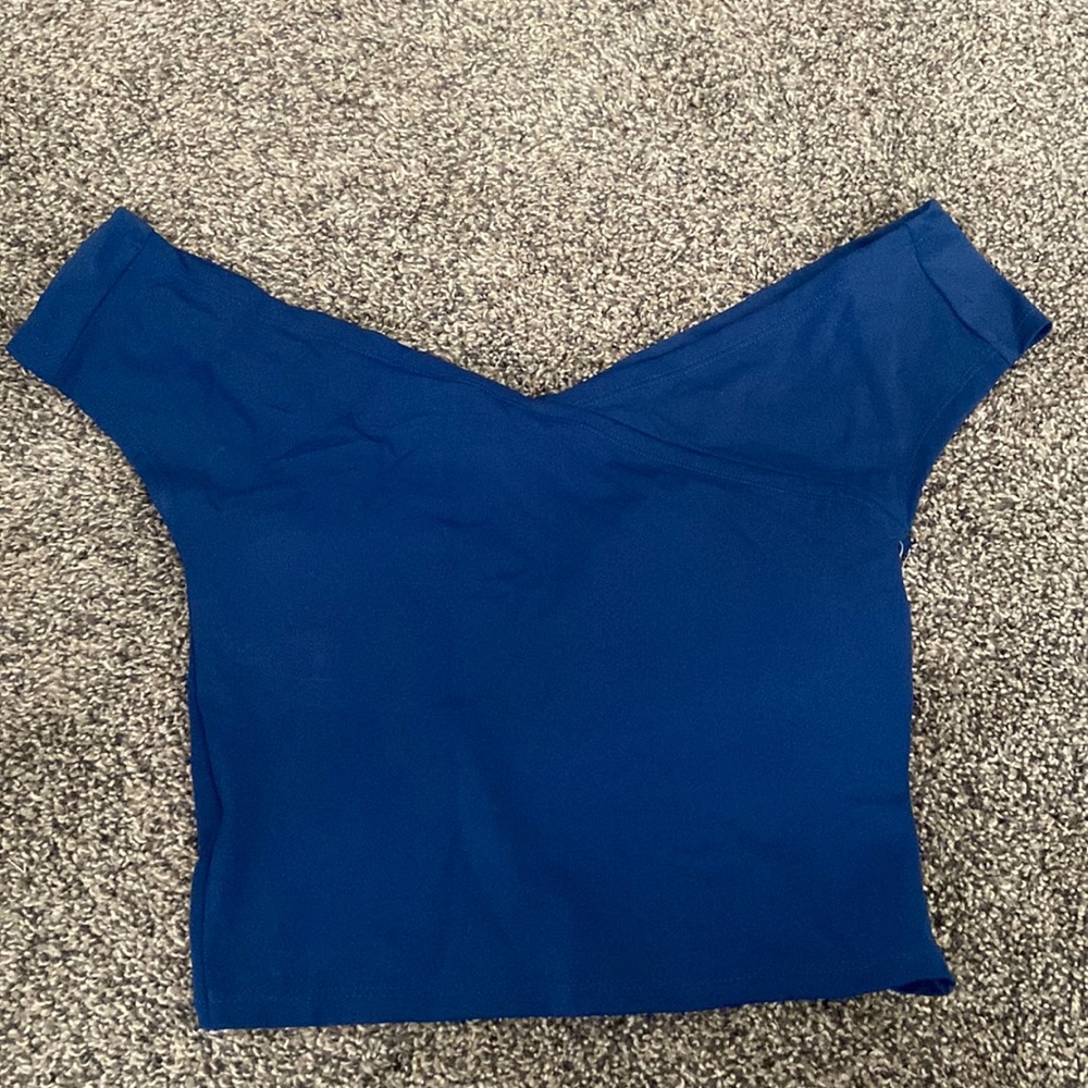 Kortni Jean Blue Top NWT